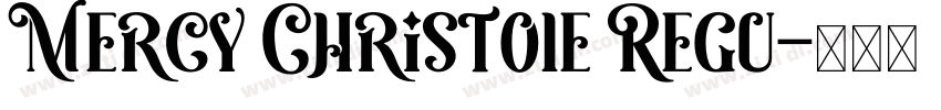 Mercy Christole Regu字体转换